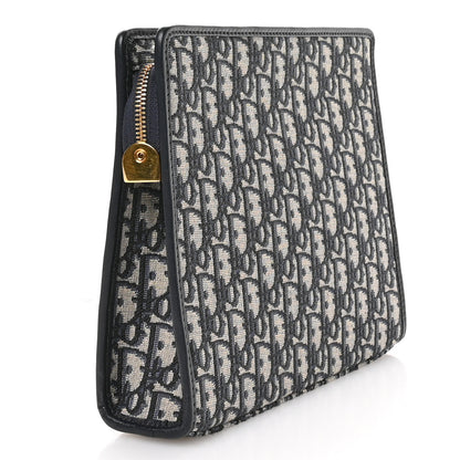 Christian Dior Oblique 30 Montaigne Pouch Blue 3 of 9