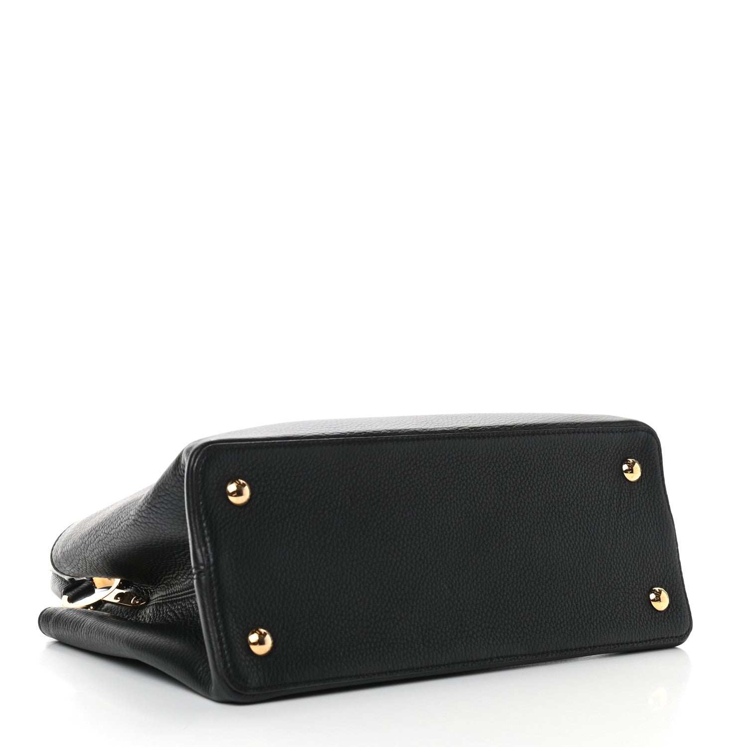 Louis Vuitton Taurillon Capucines GM Black 3 of 8