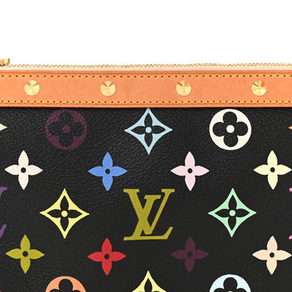 Louis Vuitton Monogram Multicolor Pochette Accessories Black 7 of 11