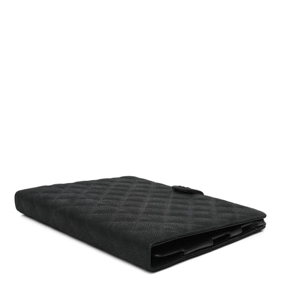 Chanel Iridescent Caviar Quilted Crossbody iPad Holder Black 3 of 4