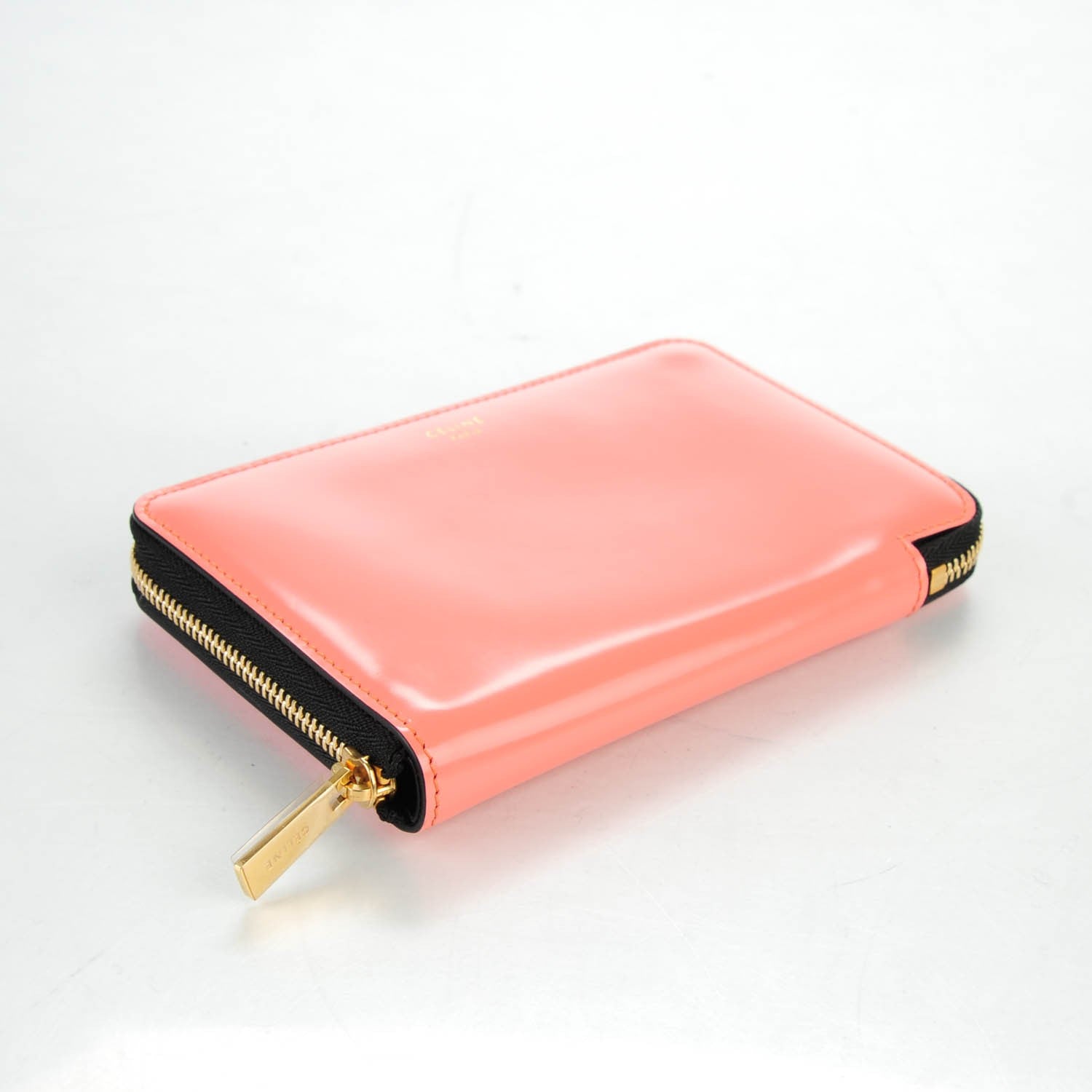 Celine Box Calfskin Zip Around Wallet Pink 4 of 8