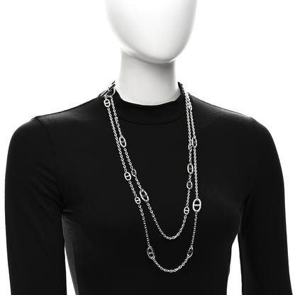 Hermes Sterling Silver Farandole Necklace 160 2 of 6