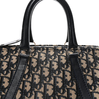 Christian Dior Monogram Boston Navy Blue 8 of 11