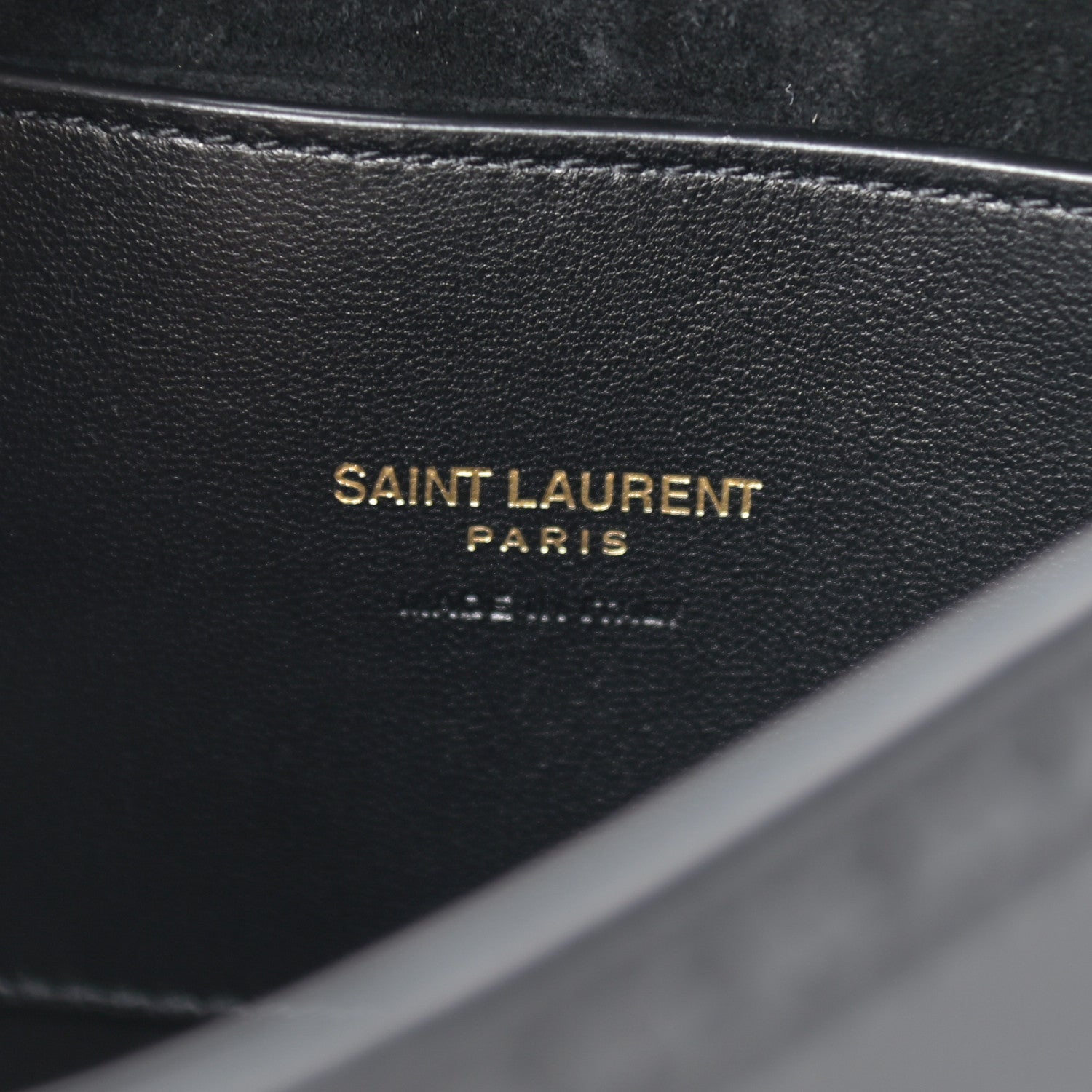 Saint Laurent Smooth Calfskin Perforated Classic Monogram Small Kaia Satchel Black 7 of 10