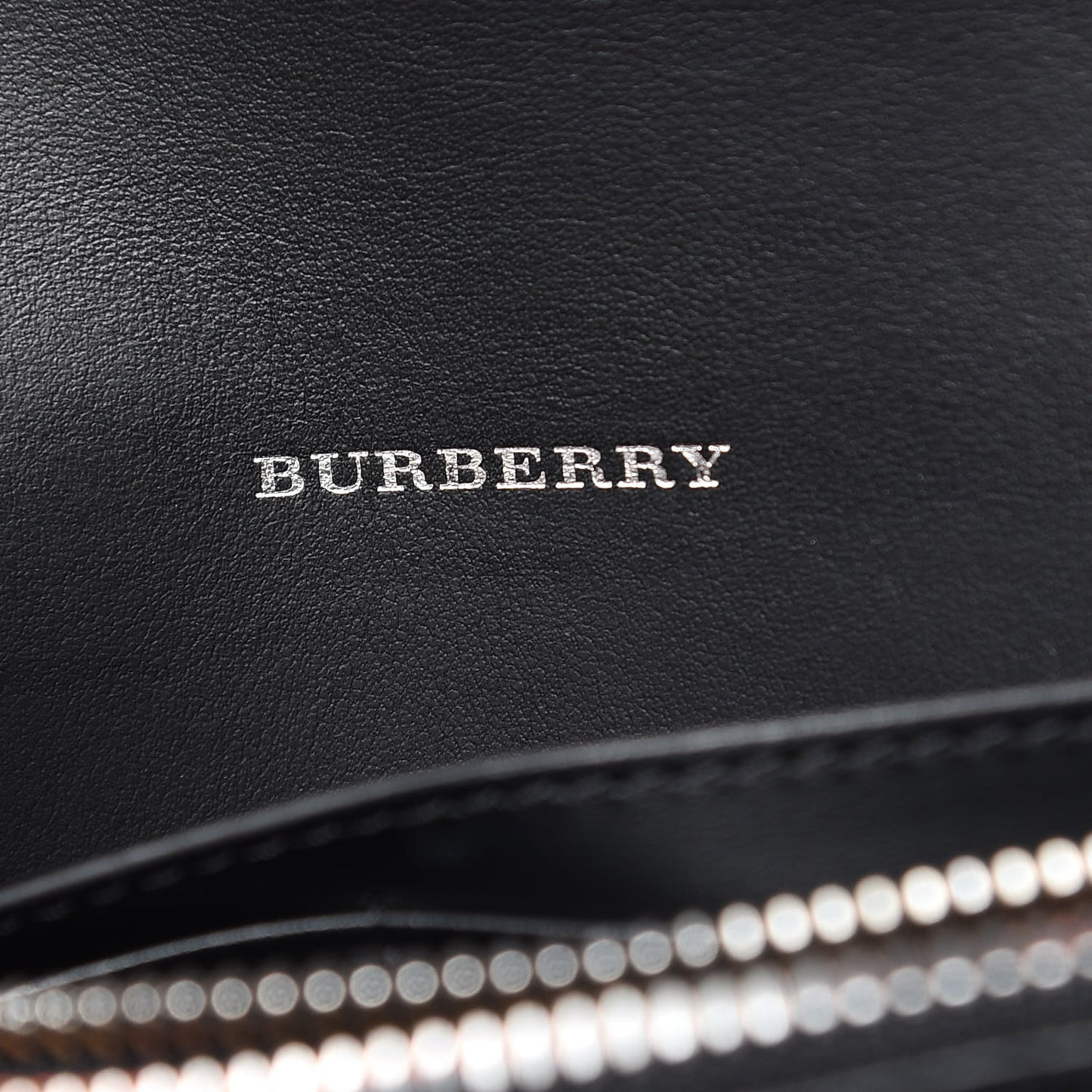 Calfskin Perforated Logo Hampshire Crossbody Black
