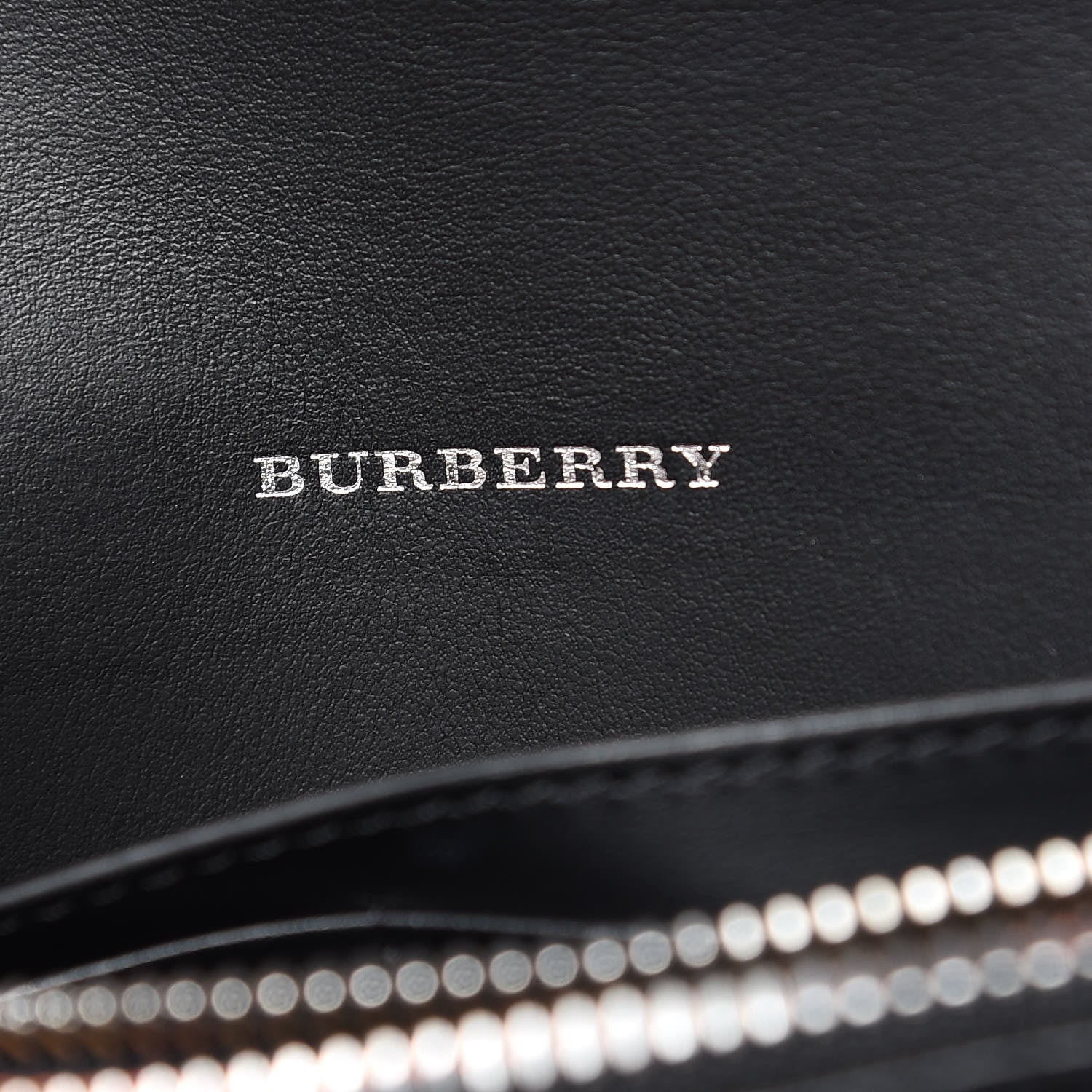 Burberry Calfskin Perforated Logo Hampshire Crossbody Black 7 of 13