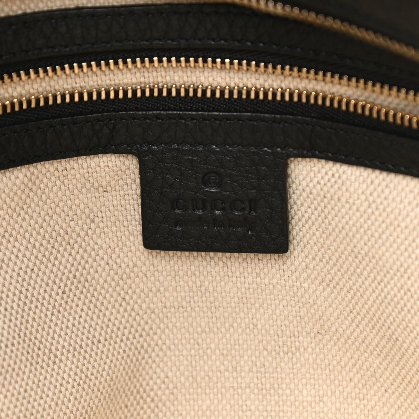 Pebbled Calfskin Medium Soho Bowler Black