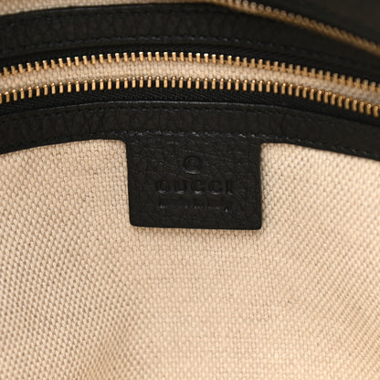 Gucci Pebbled Calfskin Medium Soho Bowler Black 6 of 12