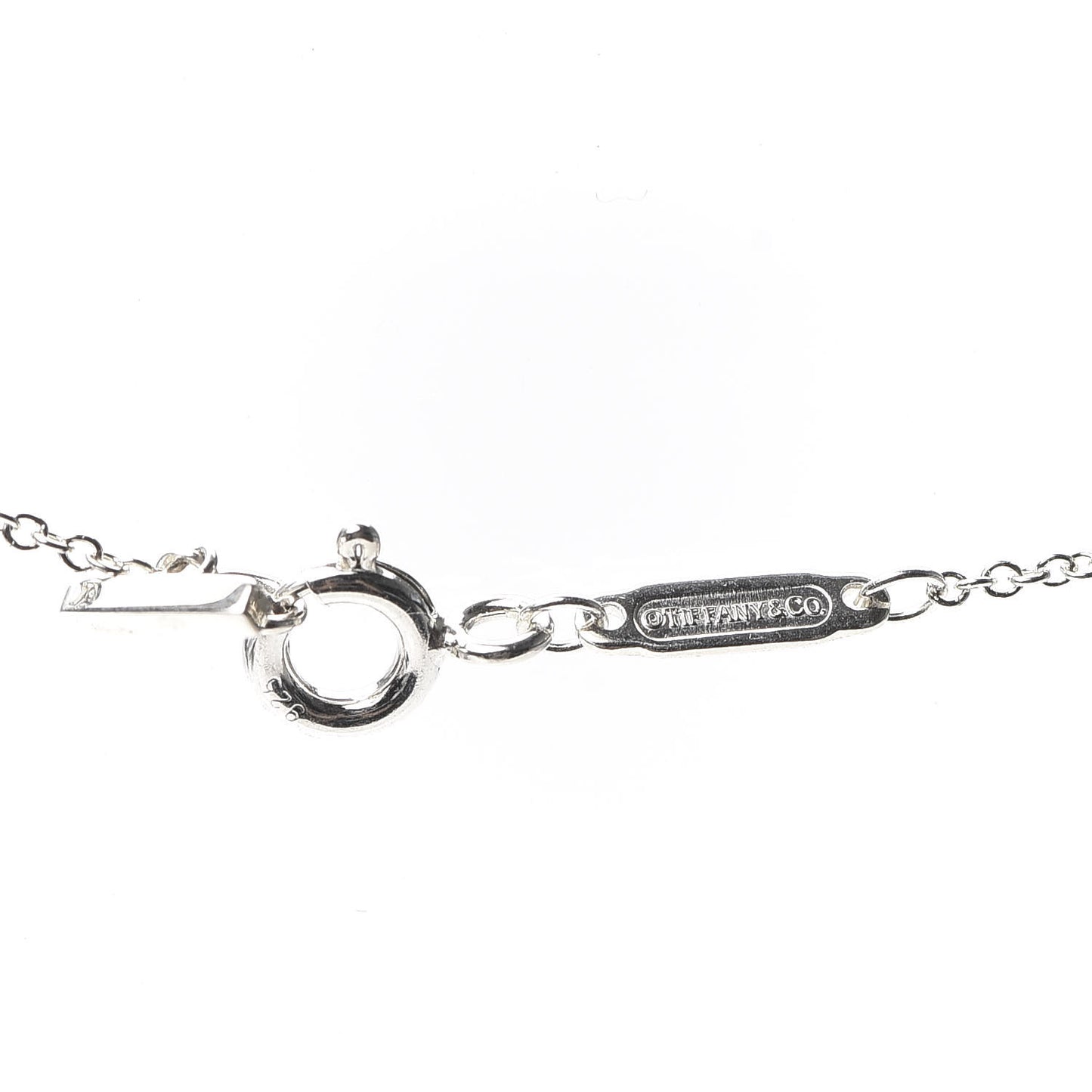 Sterling Silver Small T Smile Pendant Necklace