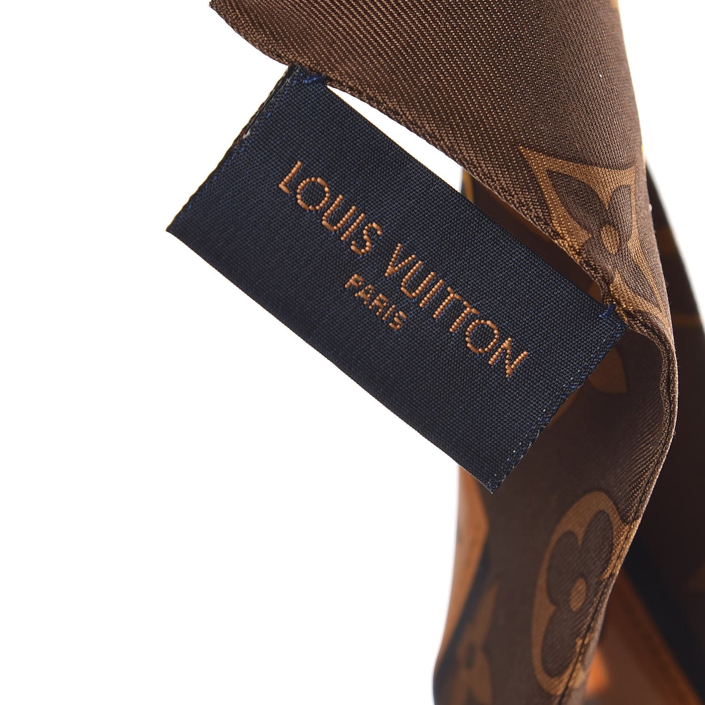 Silk Monogram Confidential Bandeau Brown