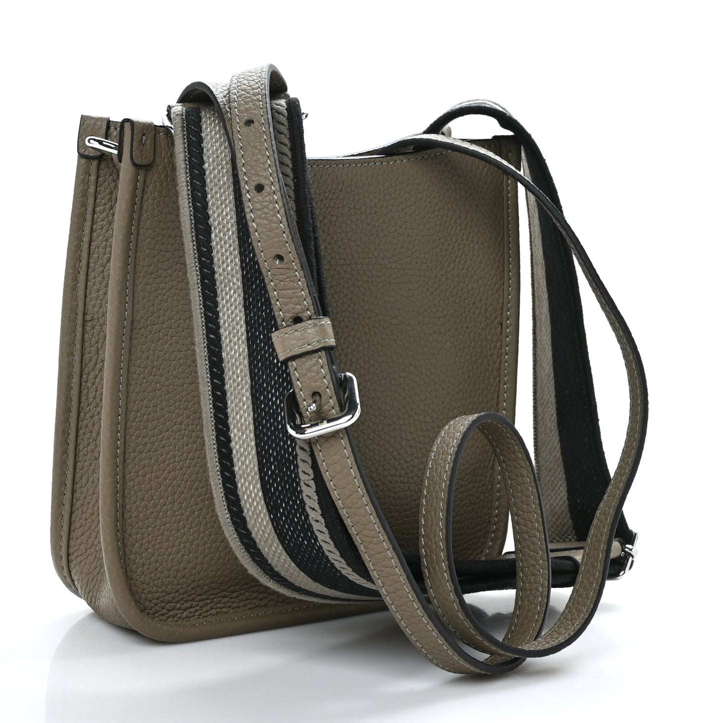 Vitello Daino Soft Mini Hobo Messenger Bag Argilla