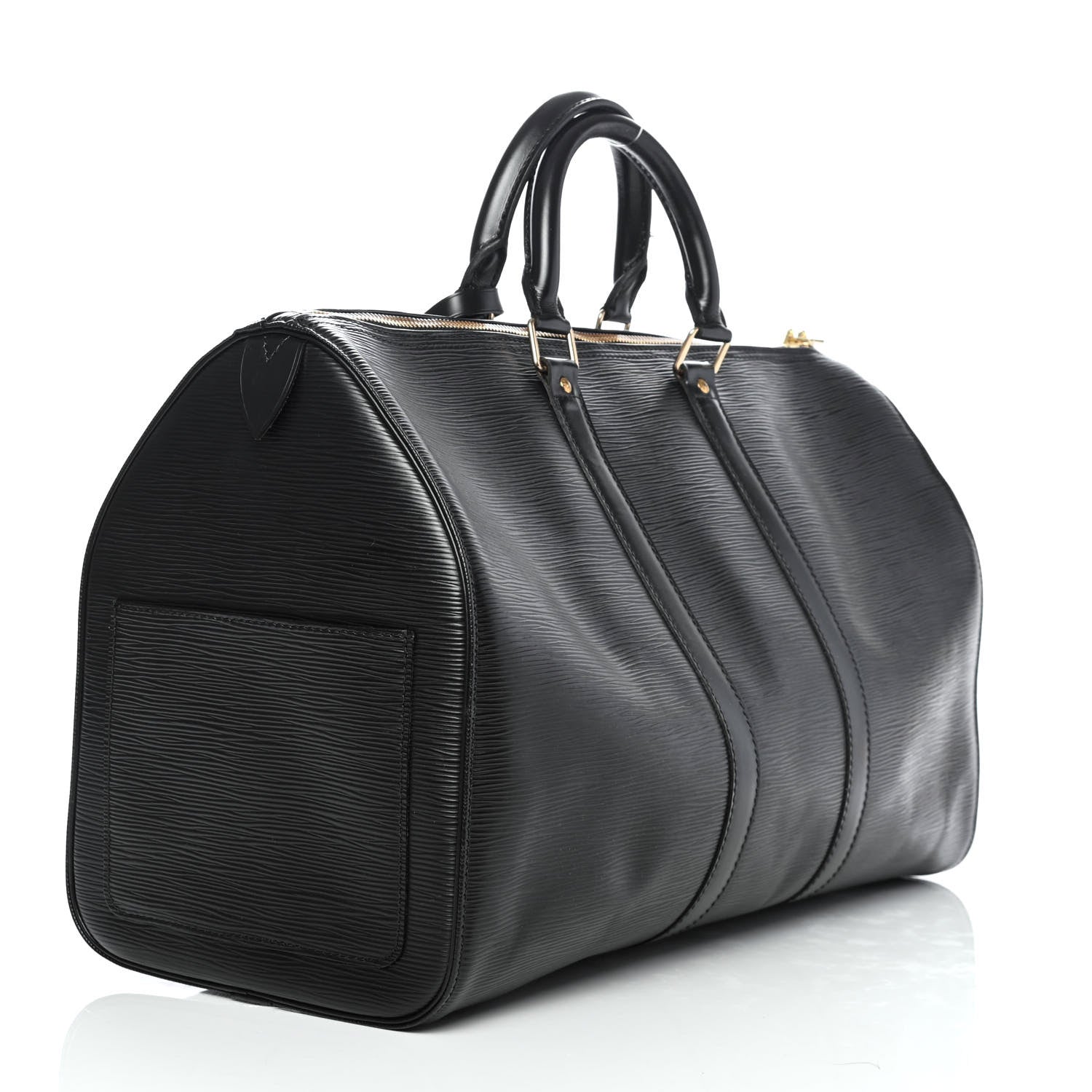Louis Vuitton Epi Keepall 45 Black 2 of 4