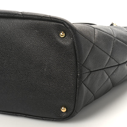 Chanel Caviar Quilted Timeless CC Soft Tote Black 9 of 10
