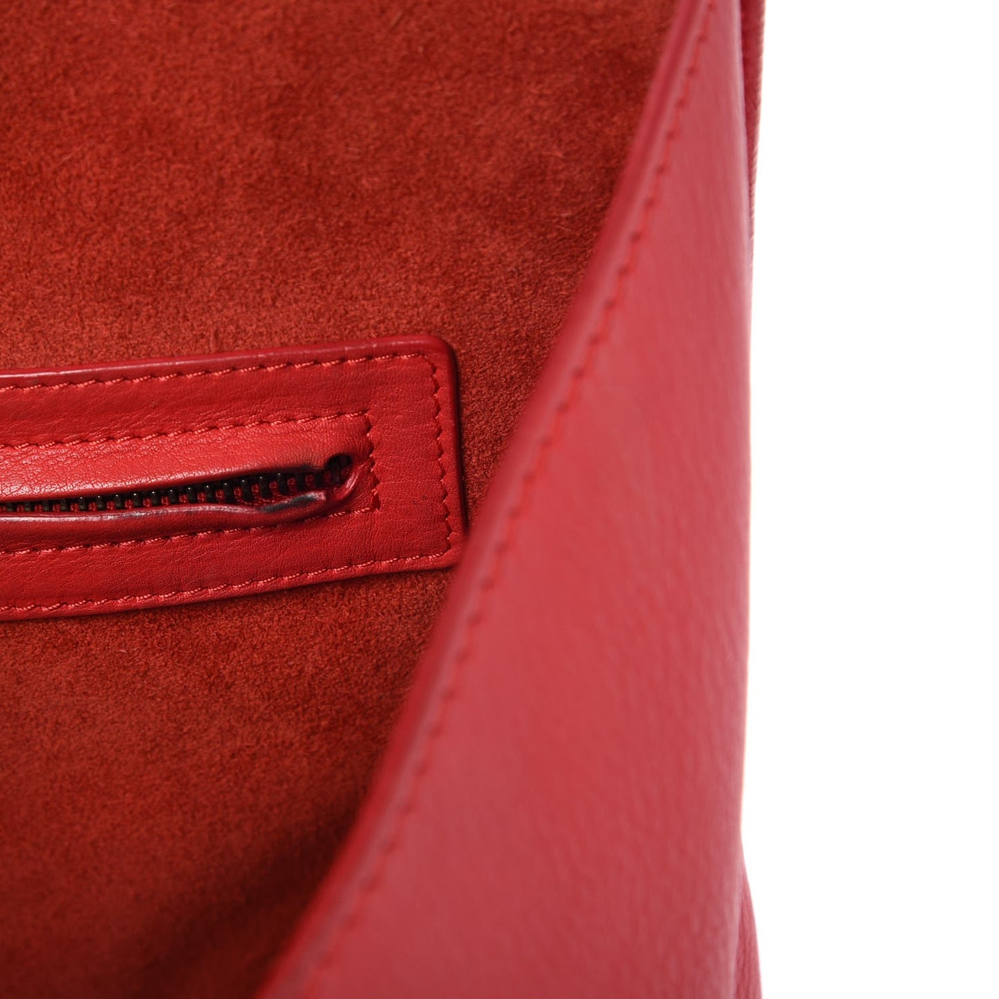Supple Calfskin Medium Phantom Luggage Vermillion