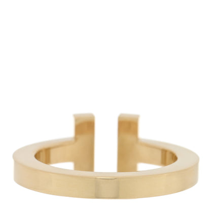 Tiffany 18K Yellow Gold T Square Ring 48 4.5 3 of 4