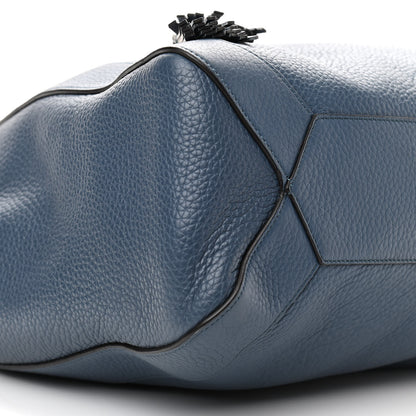 Mulberry Heavy Grain Calfskin Small Millie Pale Navy 9 of 12