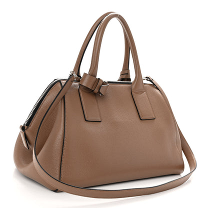 Marc Jacobs Textured Calfskin Small Incognito Satchel Tan 3 of 11