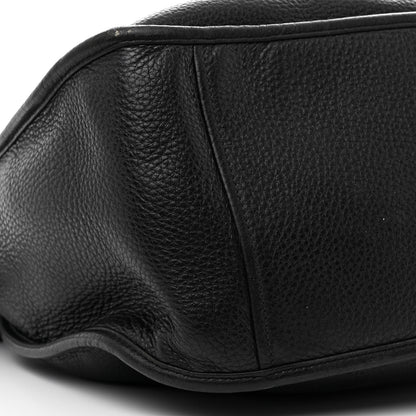 Prada Vitello Daino Hobo Messenger Bag Black 8 of 12