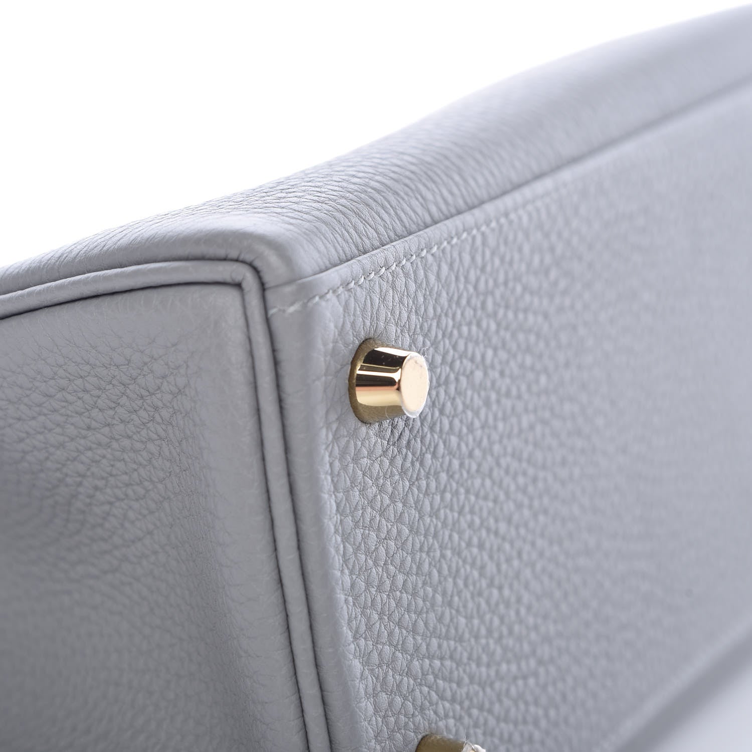 Hermes Togo Kelly Retourne 25 Gris Mouette 7 of 35
