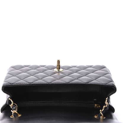 Chanel Lambskin Quilted Mini Rectangular Flap Black 5 of 11