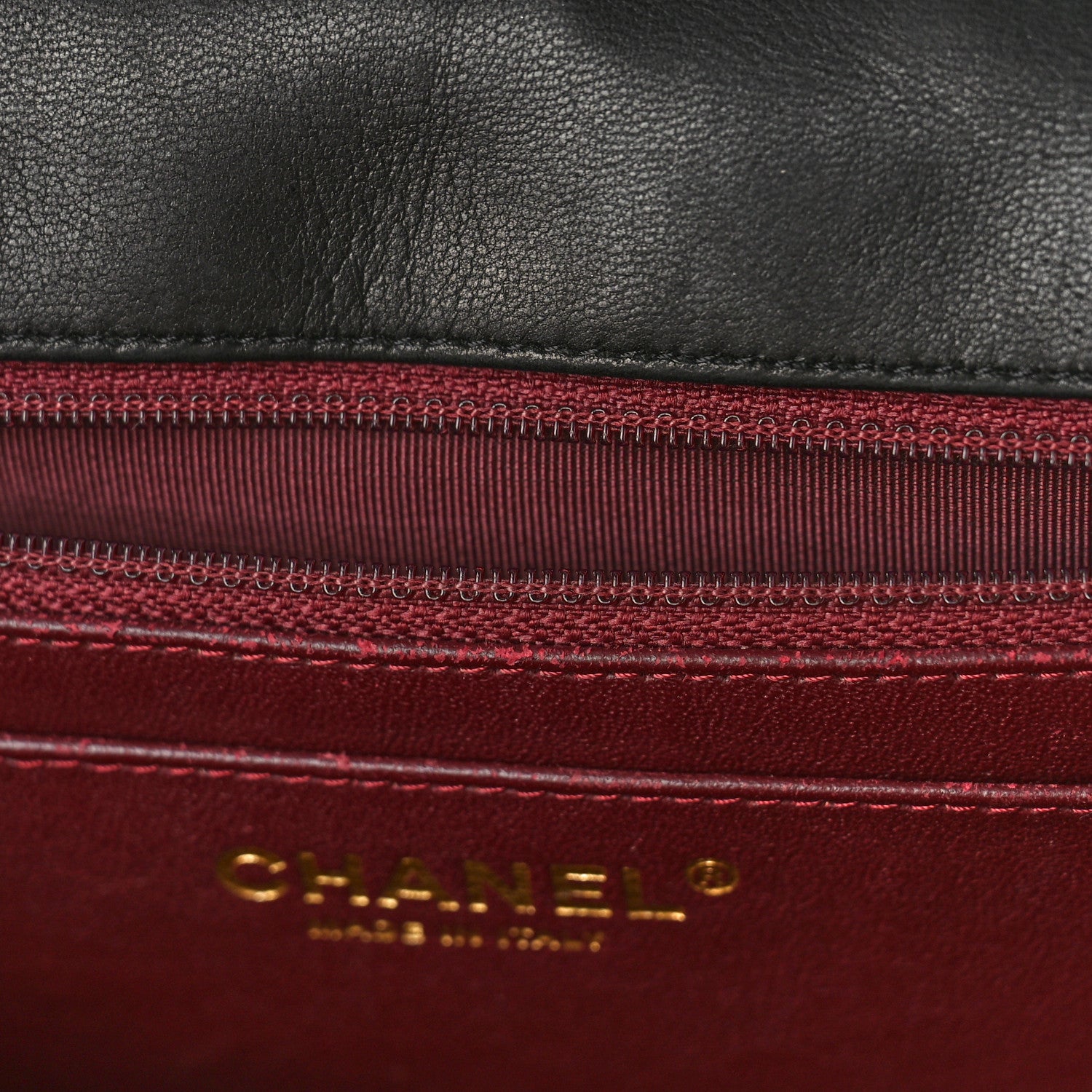 Chanel Lambskin Quilted Jumbo Single Flap Black 15 of 17