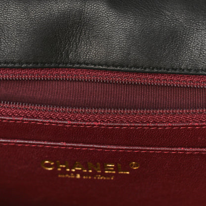Chanel Lambskin Quilted Jumbo Single Flap Black 15 of 17