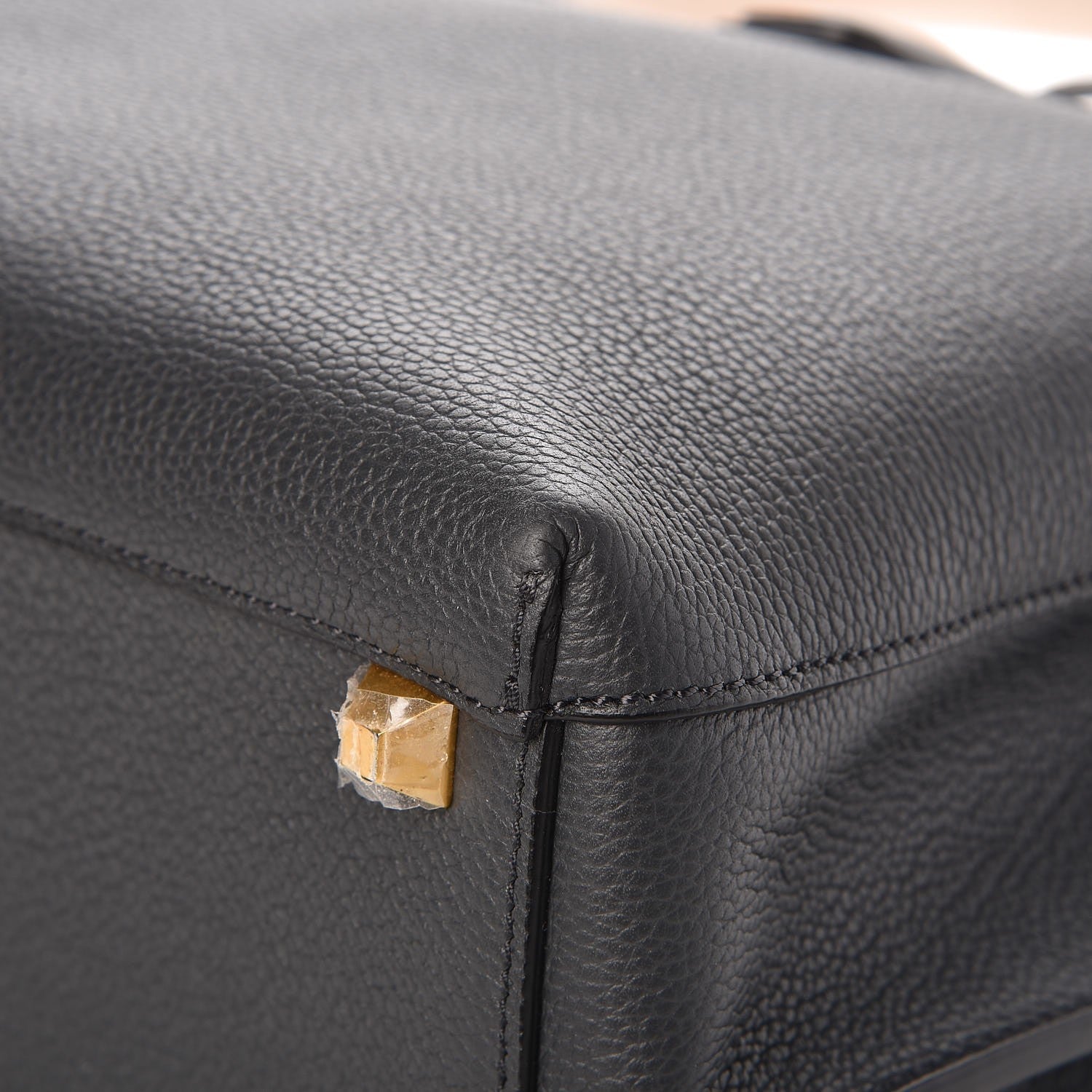 MCM Grained Calfskin Medium Milla Tote Phantom Grey 14 of 22