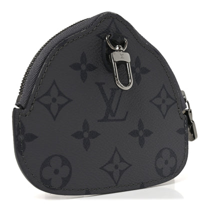Louis Vuitton LV X YK Monogram Eclipse Pumpkin Coin Purse 3 of 7