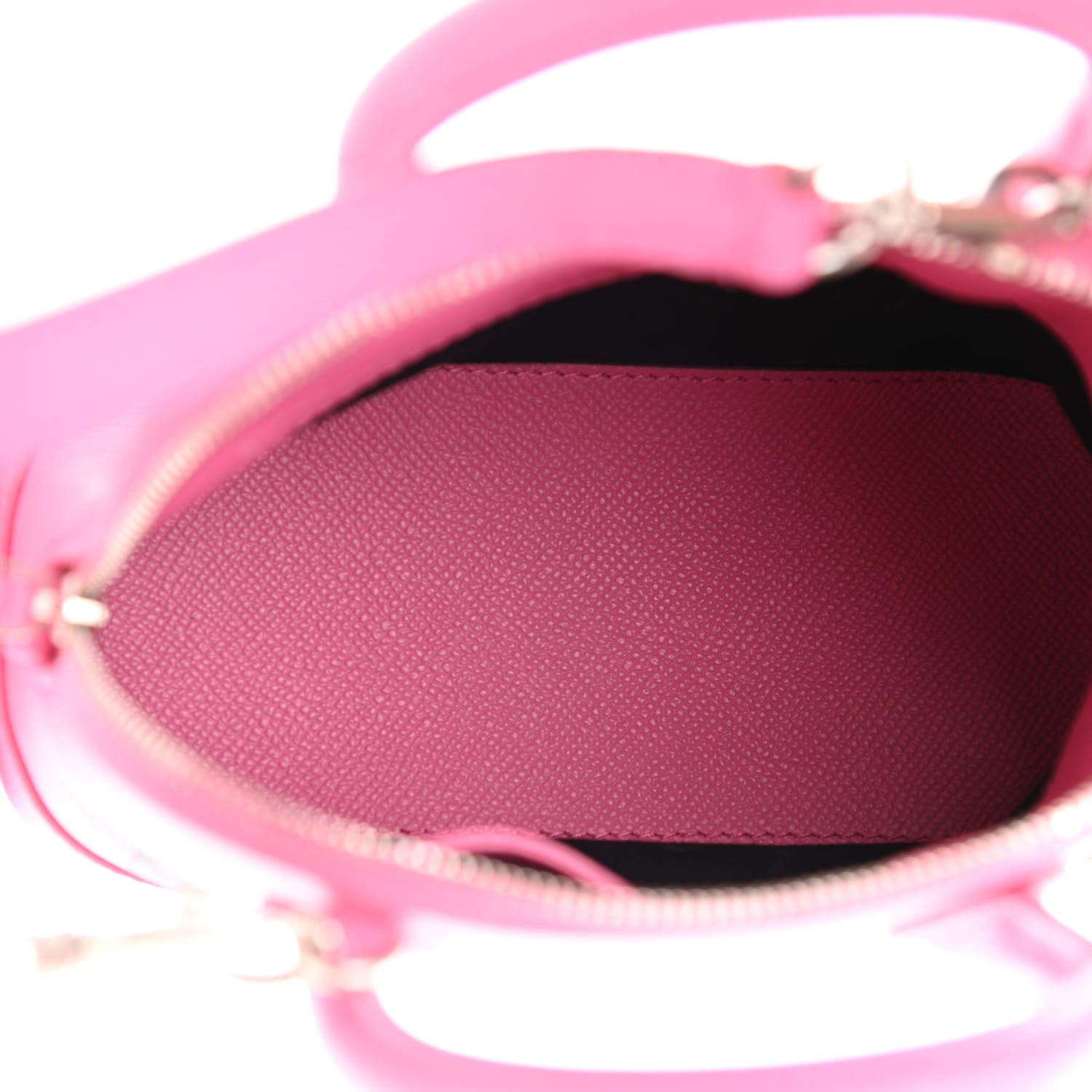 Balenciaga Signature Grained Calfskin Logo XXS Ville Top Handle Bag Rose Bubblegum Black 5 of 10