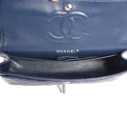 Chanel Caviar Quilted Medium Double Flap Navy 5 of 7