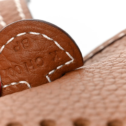 Hermes Taurillon Clemence Evelyne TPM Gold 7 of 10