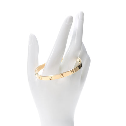 Cartier 18K Yellow Gold LOVE Bracelet 18 2 of 7