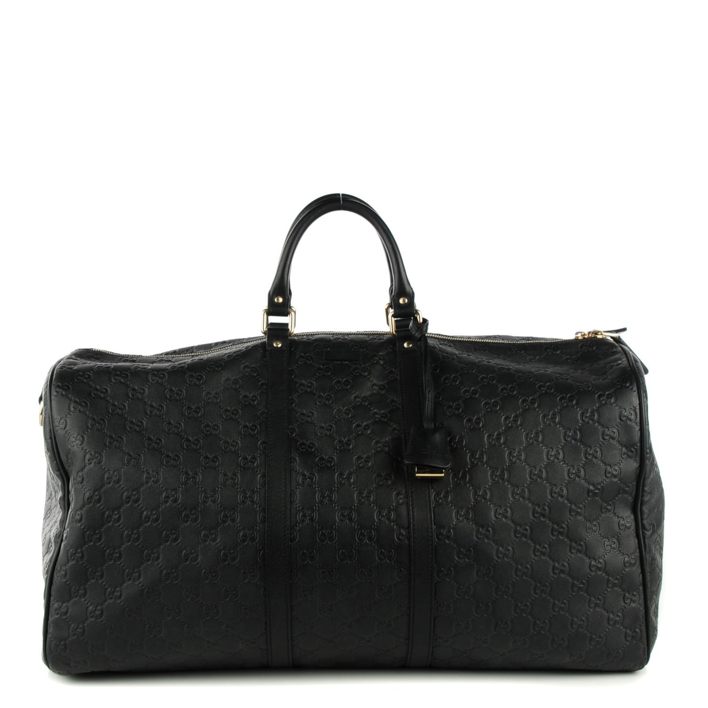Guccissima Large Carry On Duffle Black