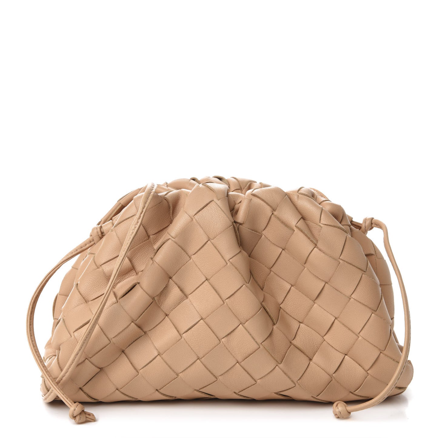 Nappa Intrecciato The Mini Pouch Almond