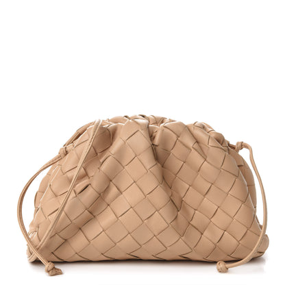 Bottega Veneta Nappa Intrecciato The Mini Pouch Almond 1 of 10