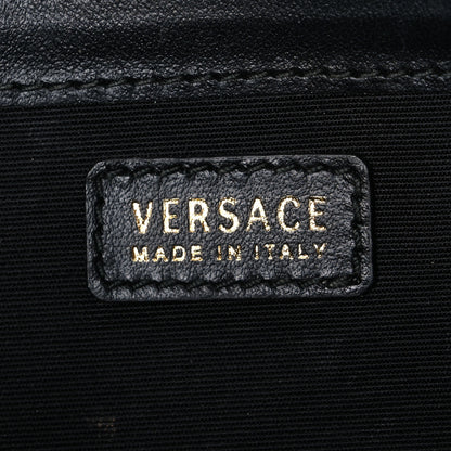 Versace Calfskin Rebellious Hearts Evening Bag Black 6 of 8