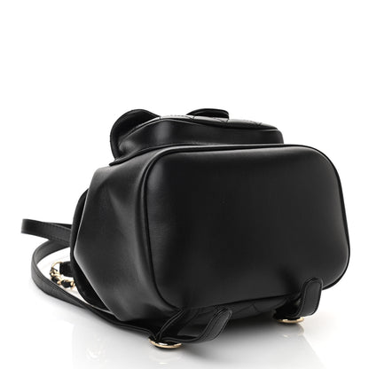 Chanel Lambskin Quilted Small Duma Drawstring Backpack Black 4 of 11
