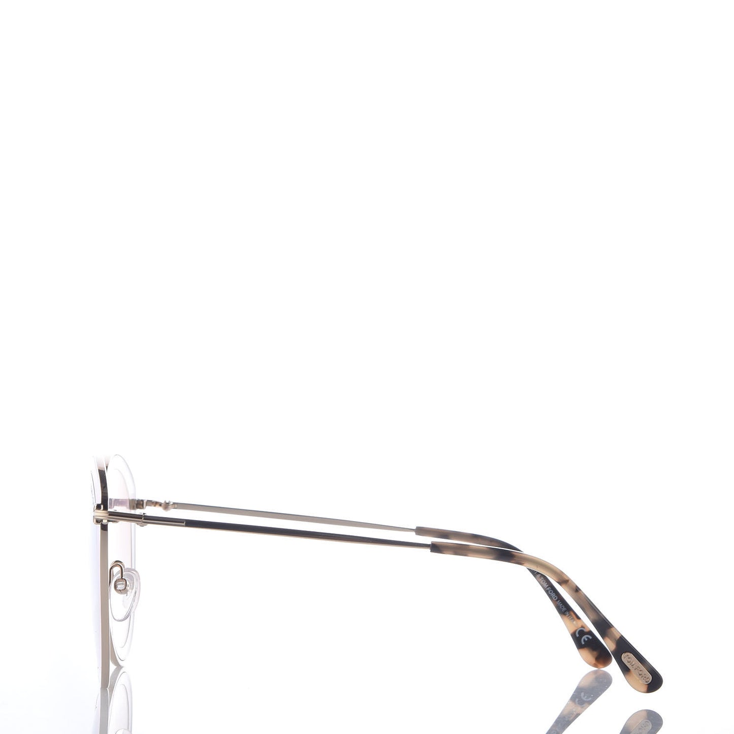 Sascha 02 Round Sunglasses TF604 Gold Tortoise