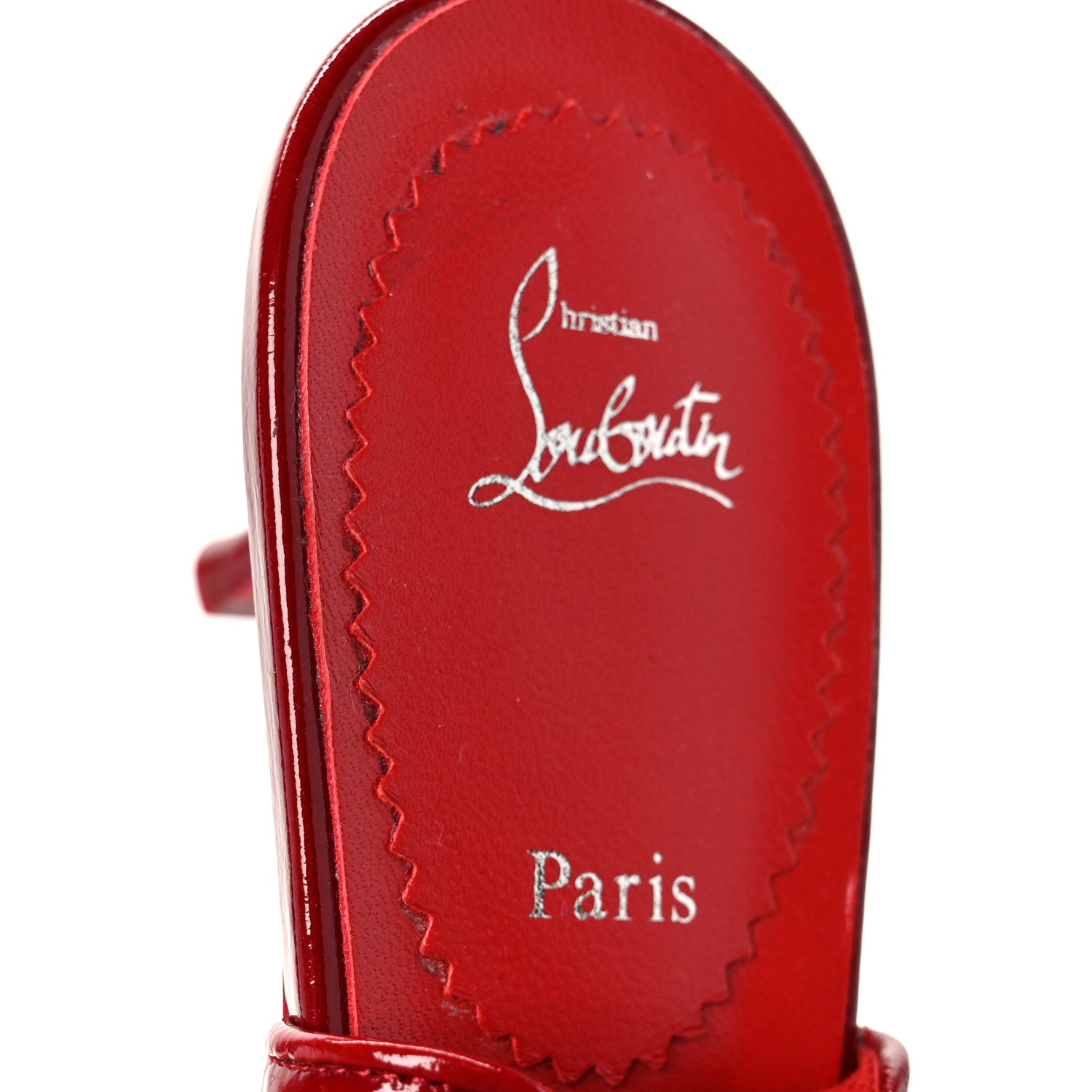 Christian Louboutin Patent Vogue Sporty Kate 55 Slingback 40.5 Loubi 8 of 9