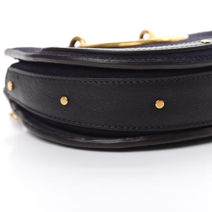 Chloe Calfskin Suede Mini Pixie Signature Belt Bag Full Blue 8 of 9