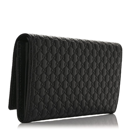 Gucci Soft Microguccissima Continental Wallet Black 3 of 9