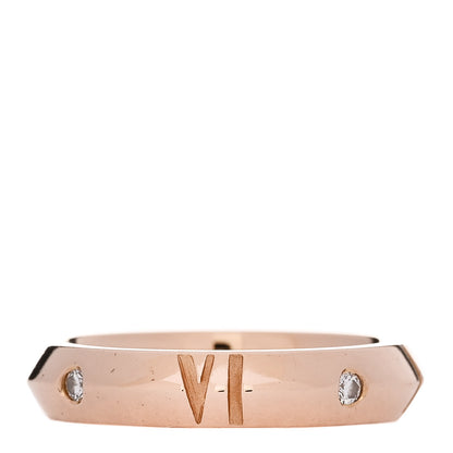 Tiffany 18K Rose Gold Diamond Narrow Atlas X Closed Ring 57 8 1 of 6