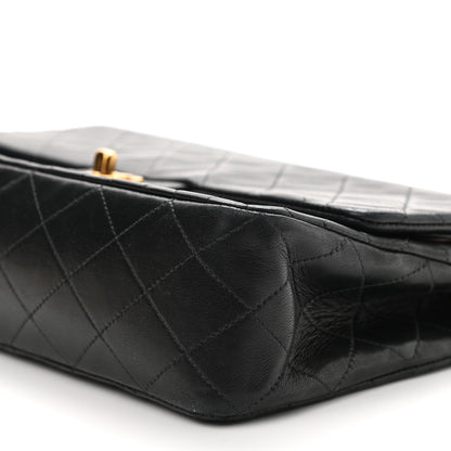 Chanel Lambskin Quilted Medium Double Flap Black 10 of 19