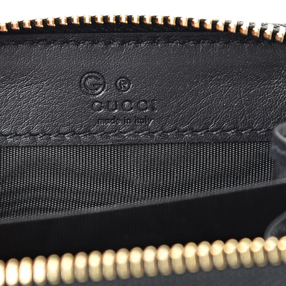 Gucci Microguccissima Zip Around Card Case Black 6 of 8