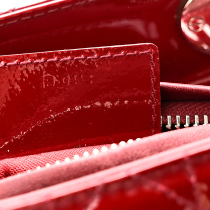 Christian Dior Patent Cannage Medium Lady Dior Red 7 of 10