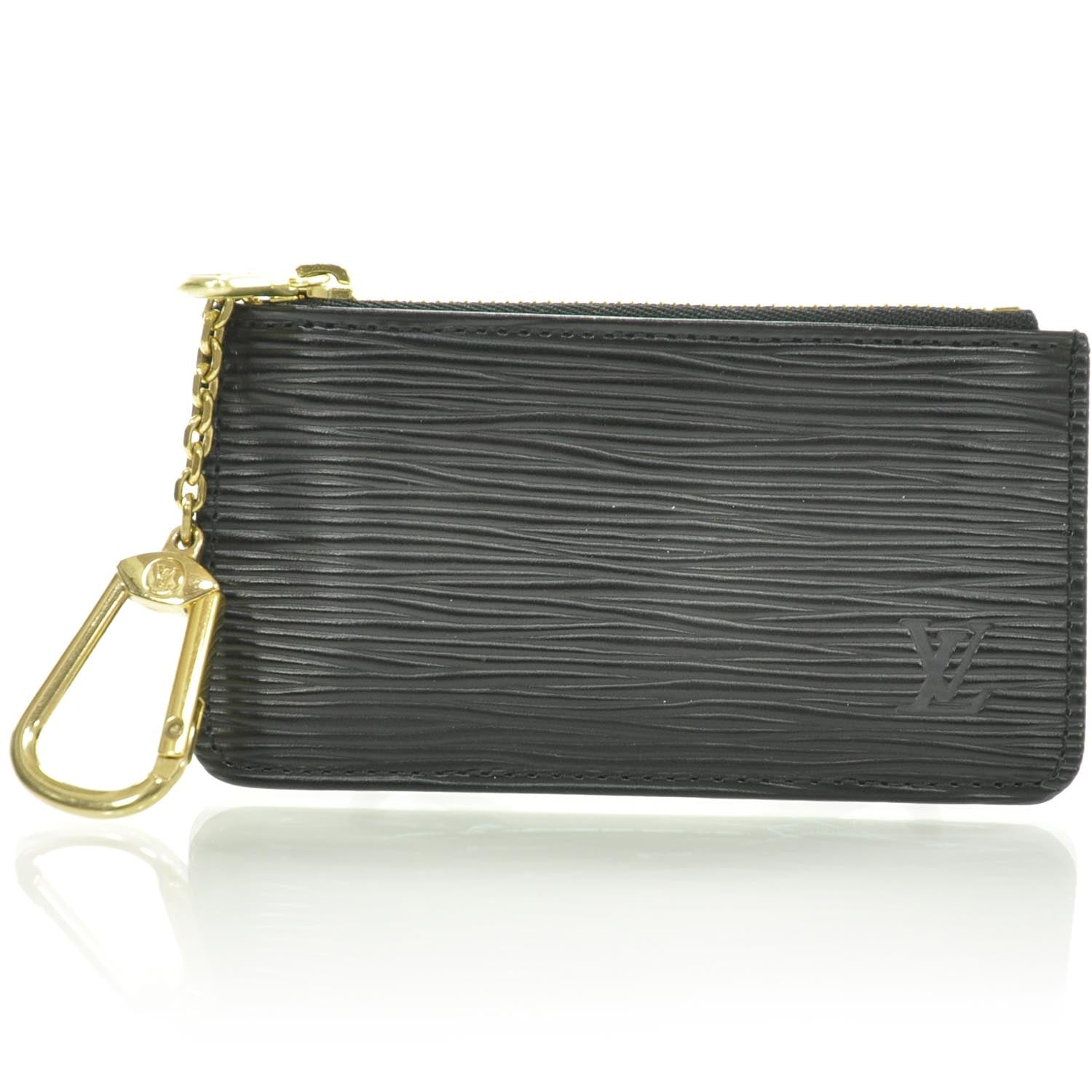 Louis Vuitton Epi Pochette Clefs Key Holder Black 1 of 5