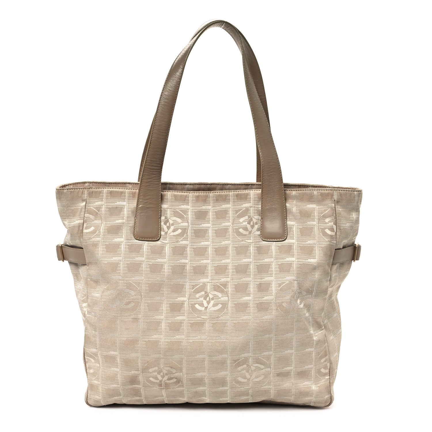 Chanel Nylon Travel Large Tote Beige 1 of 12