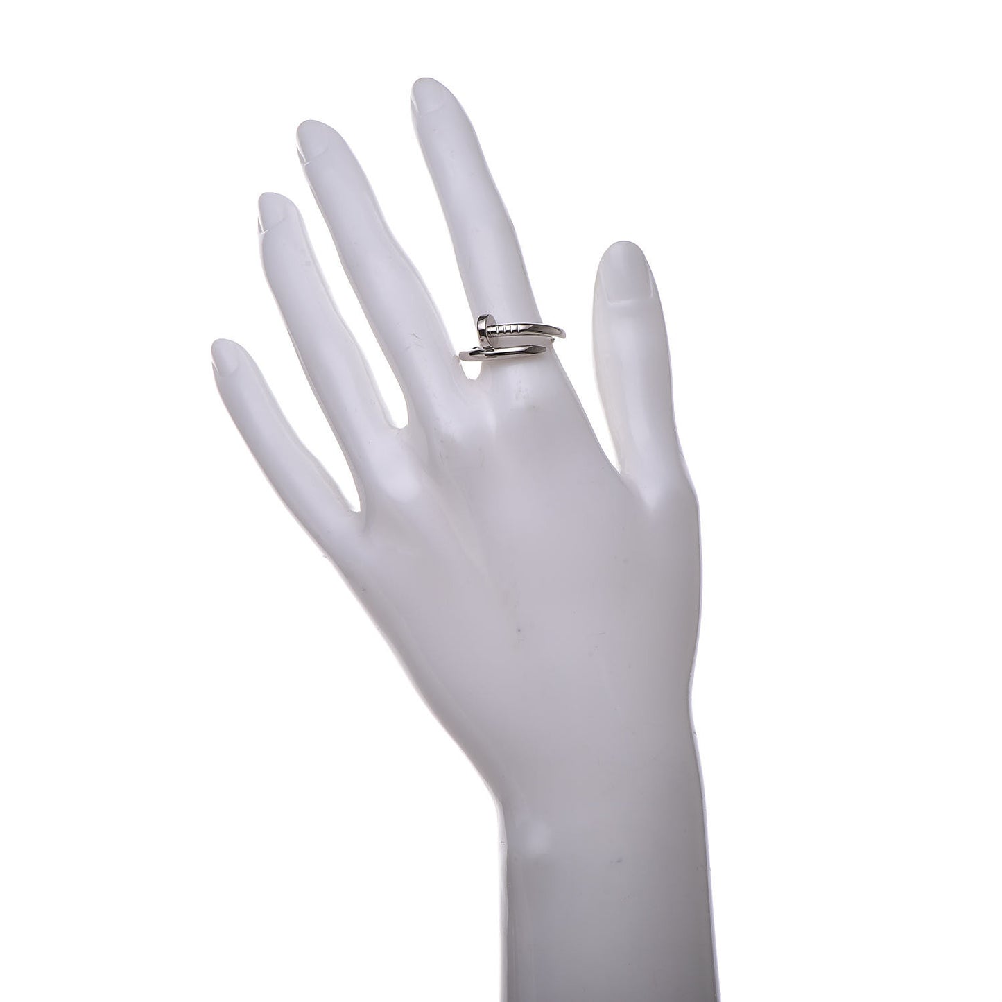 18K White Gold Juste Un Clou Ring 56 7.5