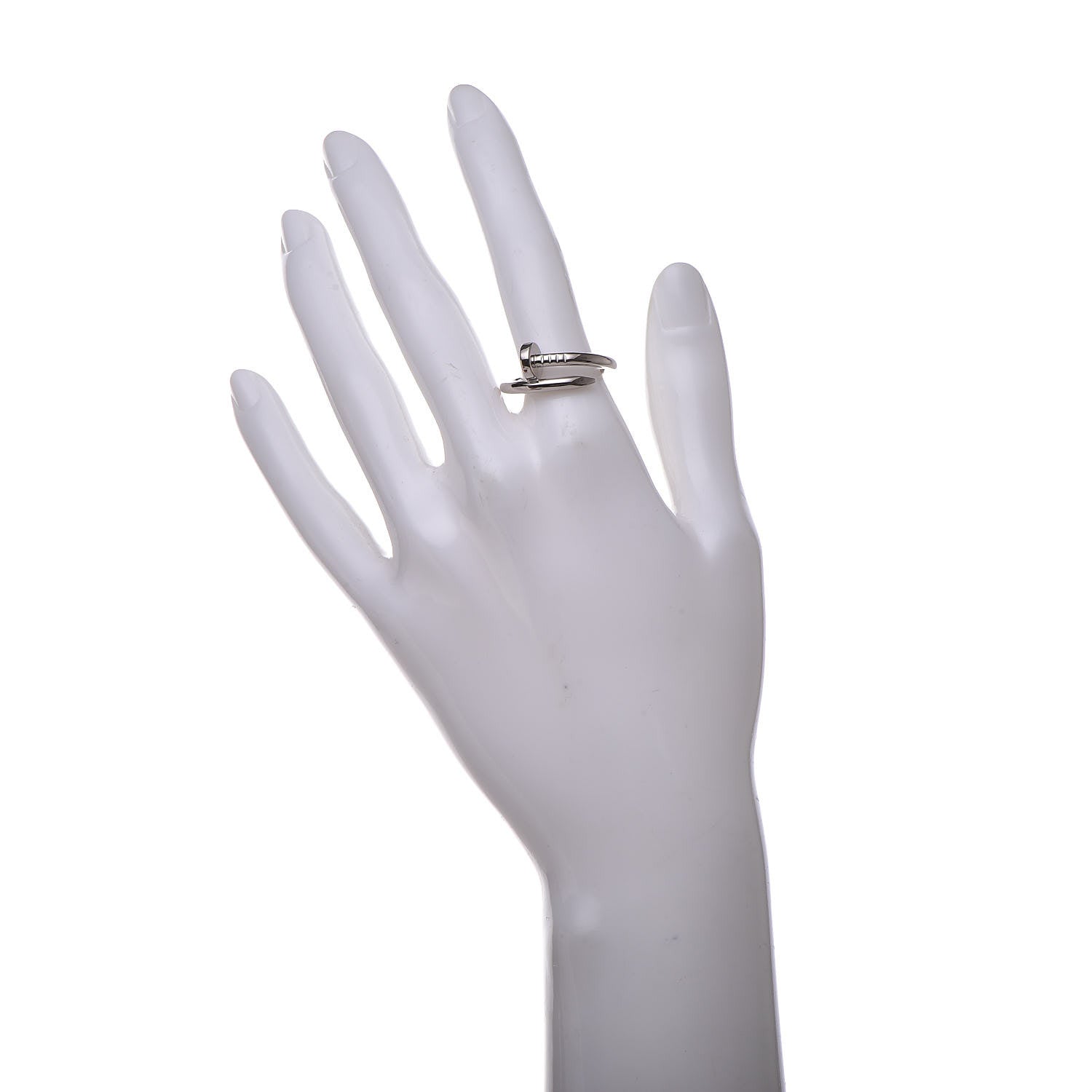 Cartier 18K White Gold Juste Un Clou Ring 56 7.5 2 of 6
