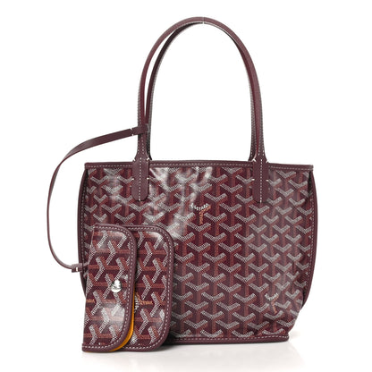 Goyard Goyardine Reversible Mini Anjou Burgundy 5 of 18